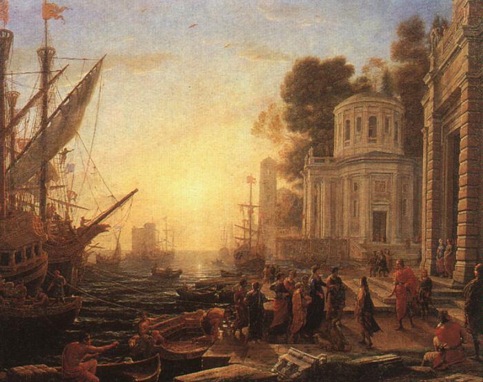 Claude Lorrain The Disembarkation of Cleopatra at Tarsus